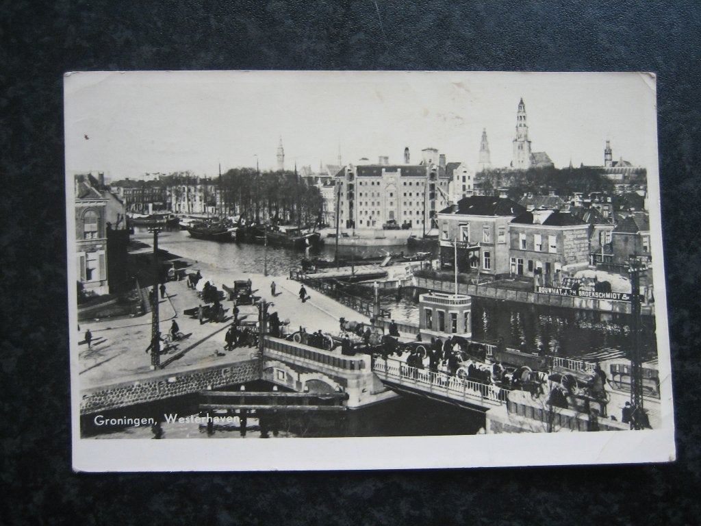 GRONINGEN Westerhaven A 1946, Ophalen of Verzenden, 1940 tot 1960, Groningen