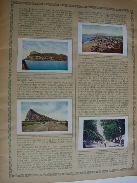 1925 Een reis naar de Middellandsche zee Niemeijer, compleet, Ophalen of Verzenden, Gelezen, Plaatjesalbum