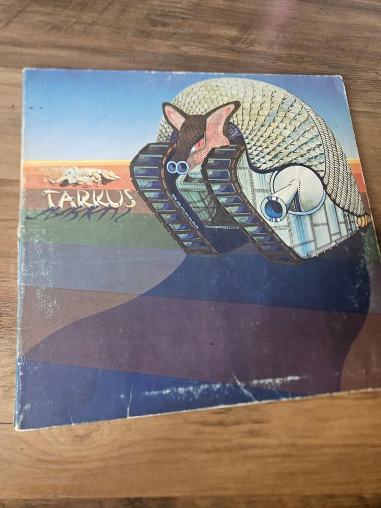 Emerson, Lake & Palmer - Tarkus LP (1971) Progressive Rock, Cd's en Dvd's, Vinyl | Rock, Progressive, Gebruikt, Ophalen of Verzenden