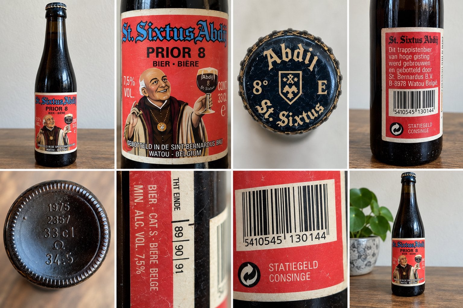 Originele volle en ongeopende St. Sixtus Abdij Prior 8., Verzamelen, Ophalen of Verzenden, Zo goed als nieuw, Flesje(s), Overige merken
