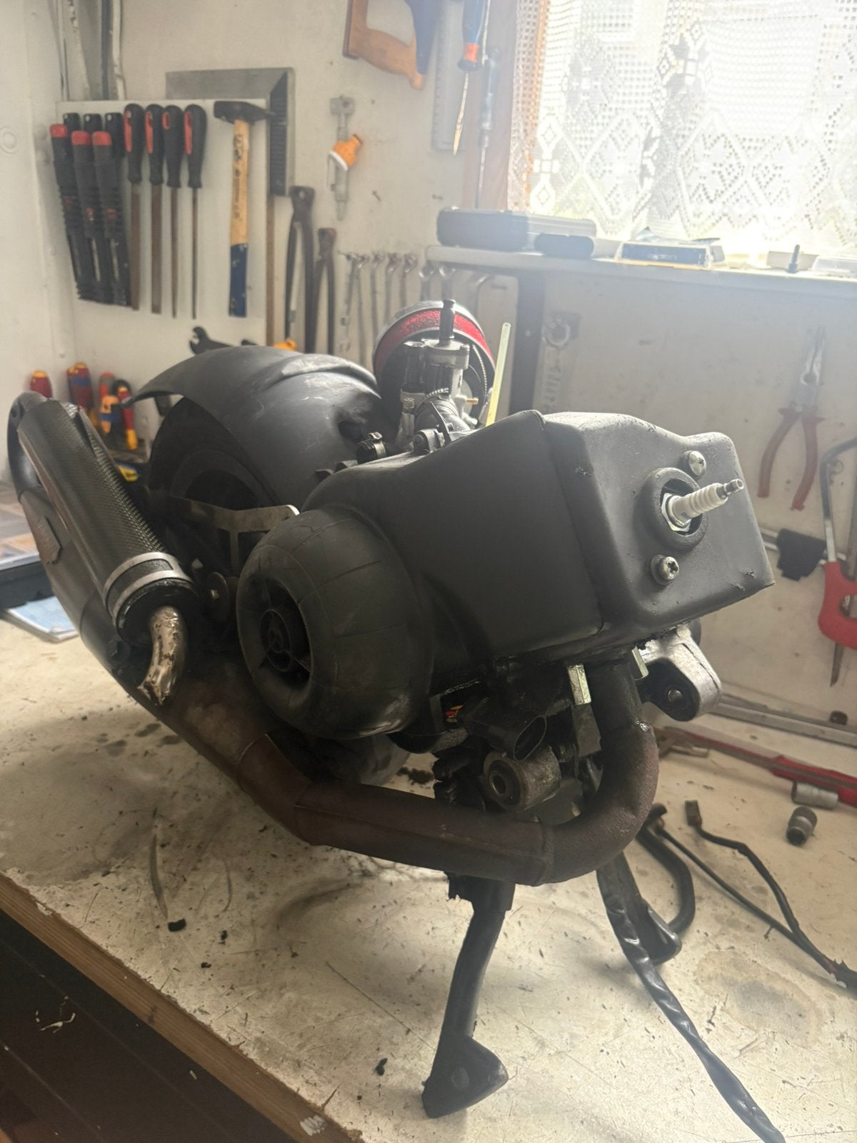 Snelle 70cc plug and play, Fietsen en Brommers, Brommeronderdelen | Scooters, Ophalen of Verzenden, Zo goed als nieuw, Blok, Piaggio