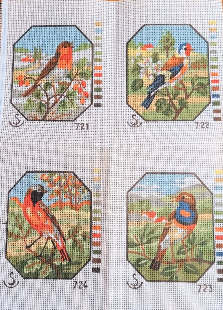 SALE voorbedrukt borduur stramien 45x45 cm, Verzenden, Nieuw, Handborduren, Overige typen