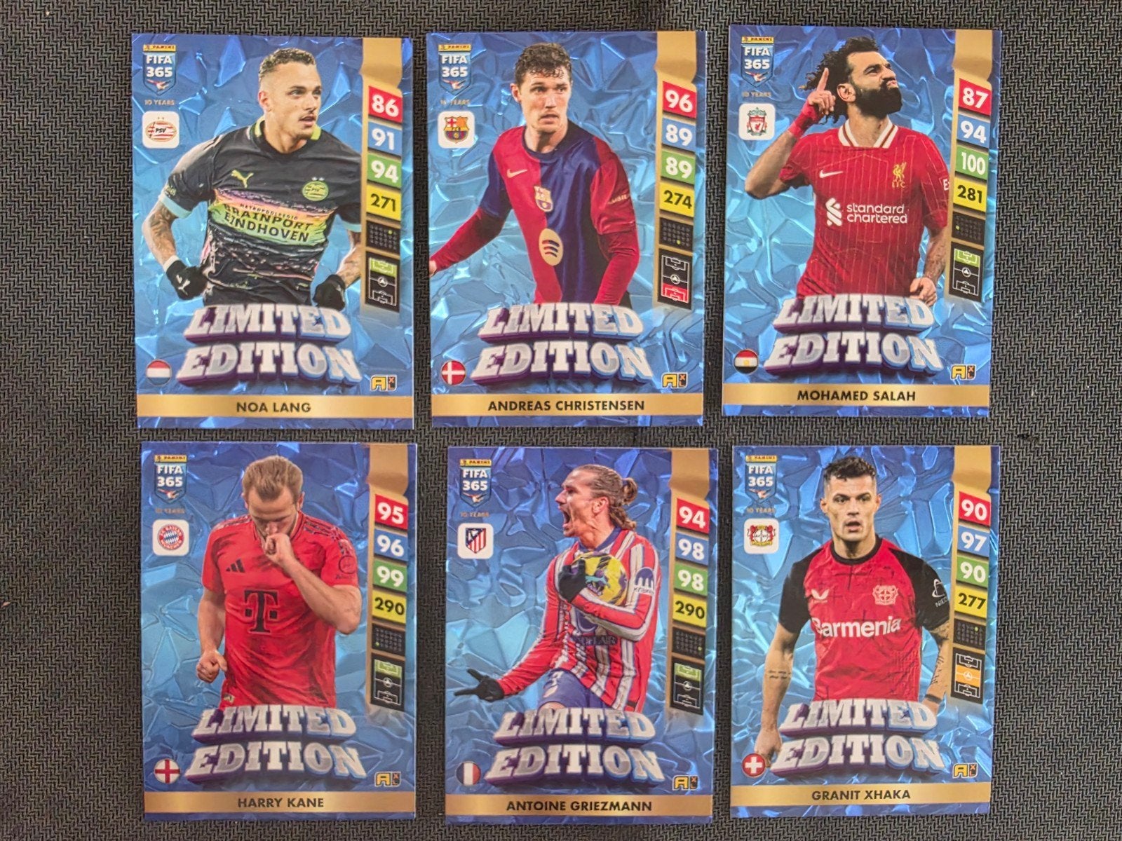 FIFA 365 Limited Edition Voetbal Spelerskaarten (6 stuks), Verzamelen, Sportartikelen en Voetbal, Ophalen of Verzenden, Zo goed als nieuw