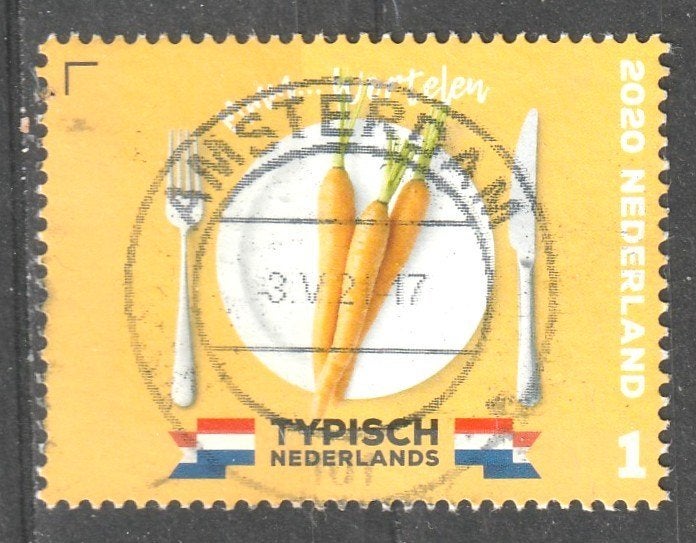 nvph 3834 Typisch Nederlands 2020 Wortelen, Ophalen of Verzenden, Na 1940, Gestempeld