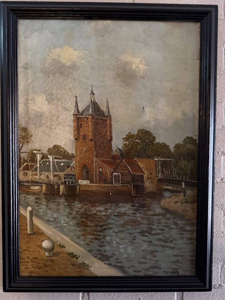 Herman Openneer, Doek, Overige technieken, Ophalen of Verzenden, Gesigneerd