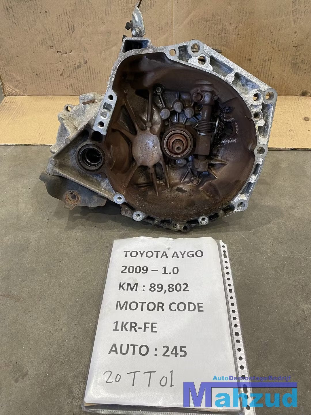 TOYOTA AYGO C1 107 YARIS 1.0 Versnellingsbak 20TT01, Auto-onderdelen, Info@toyota.co.jp, Gebruikt, Toyota Motor Corporation, Toyota