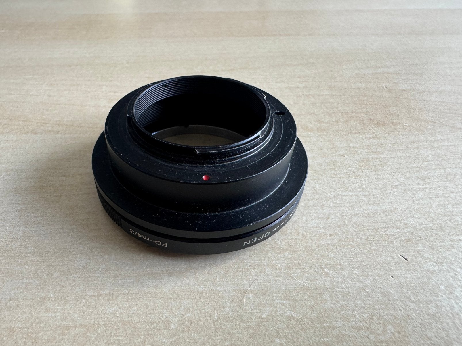 Canon FD naar M43 adapter, Ophalen