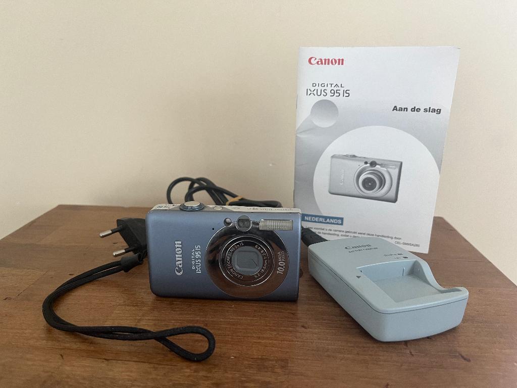 Canon IXUS 95 IS digital camera compact digitale fotocamera, Ophalen of Verzenden, Canon
