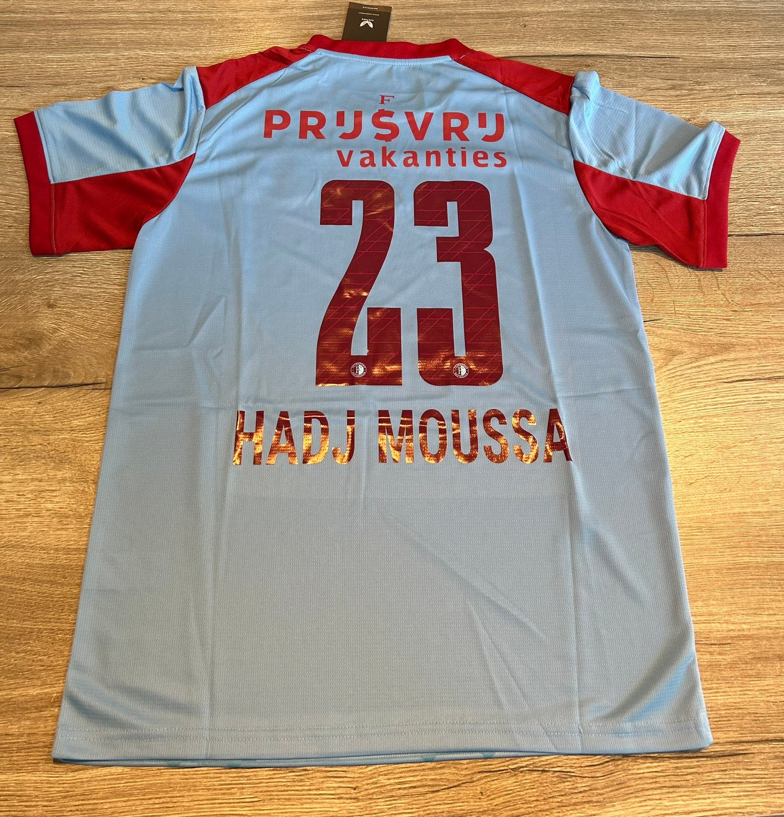 Feyenoord uitshirt derde shirt Hadj Moussa rotterdam maat L, Maat L, Verzenden, Nieuw, Shirt