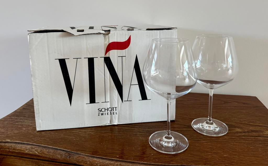 Wijnglazen van Schott Zwiesel, Huis en Inrichting, Keuken | Servies, Ophalen, Glas of Glazen, Nieuw, Glas