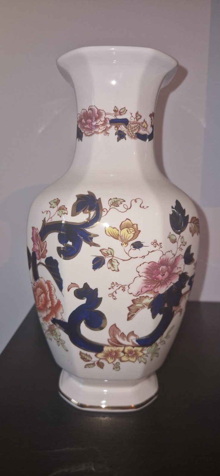Mason's Ironstone Mandalay Vaas - 30cm Hoog, Ophalen