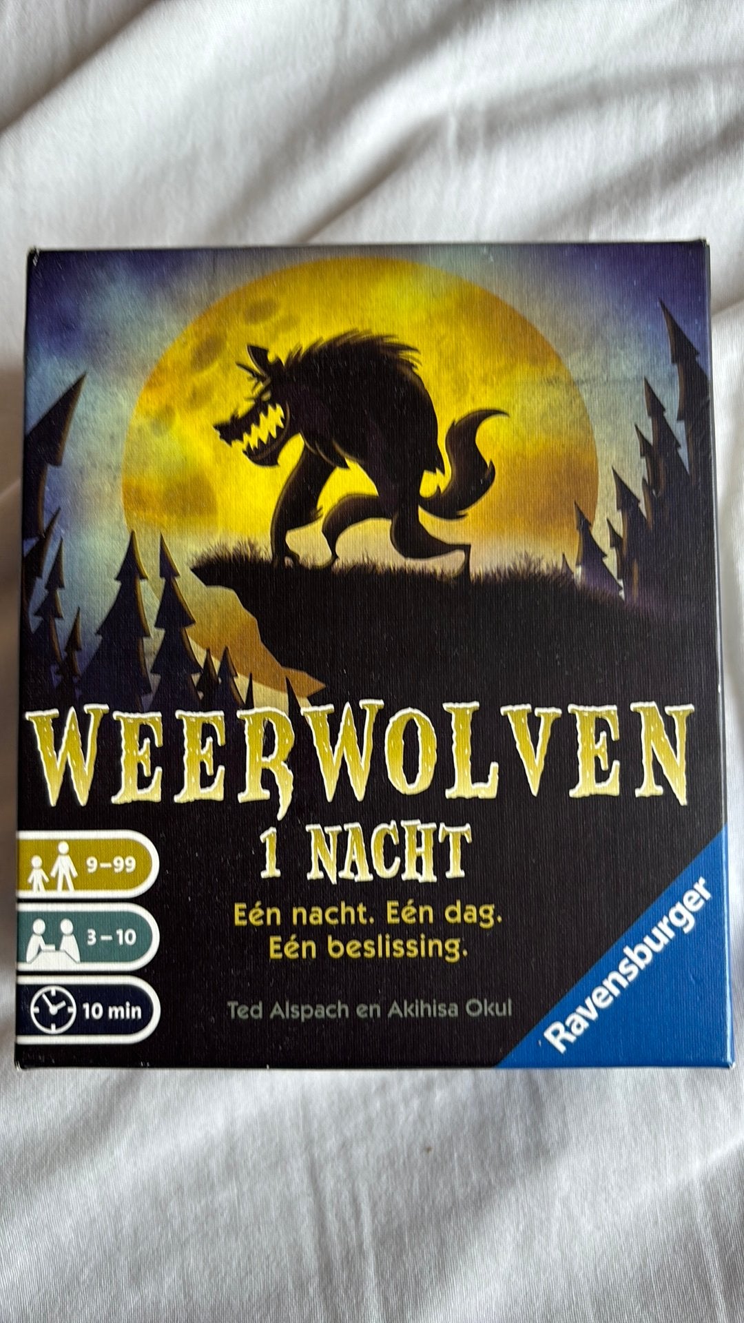 Weerwolven 1 nacht, Vijf spelers of meer, Ophalen, Gebruikt
