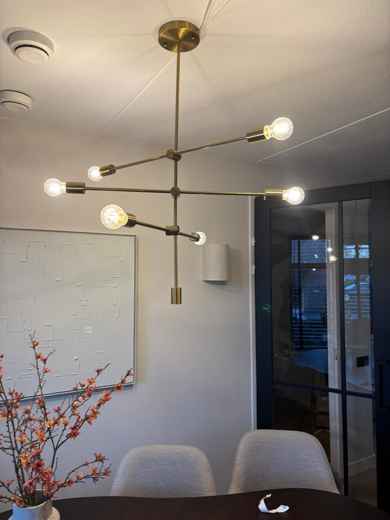Prachtige lamp van Richmond in goud/koper kleur, Ophalen of Verzenden, Zo goed als nieuw