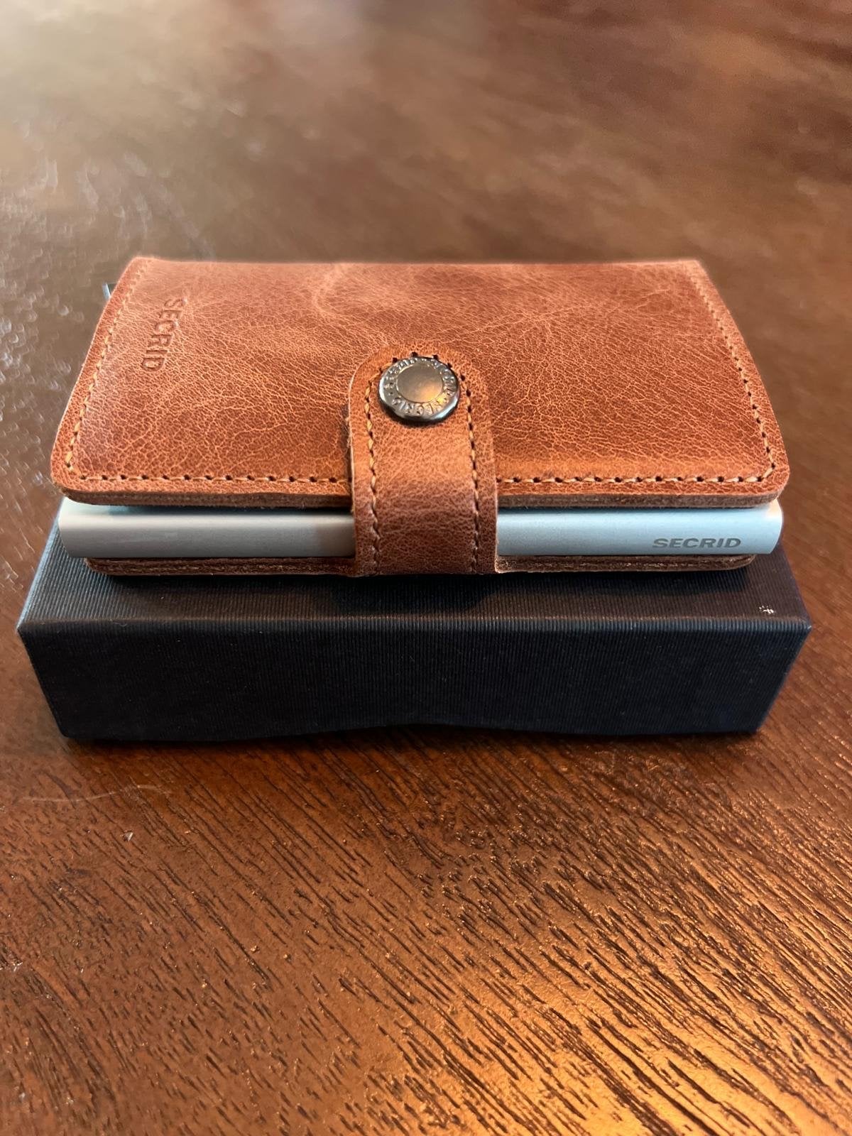 Secrid Miniwallet+Pashouder Vintage Brown - nieuw in doos, Overige merken, Bruin, Nieuw, Ophalen of Verzenden