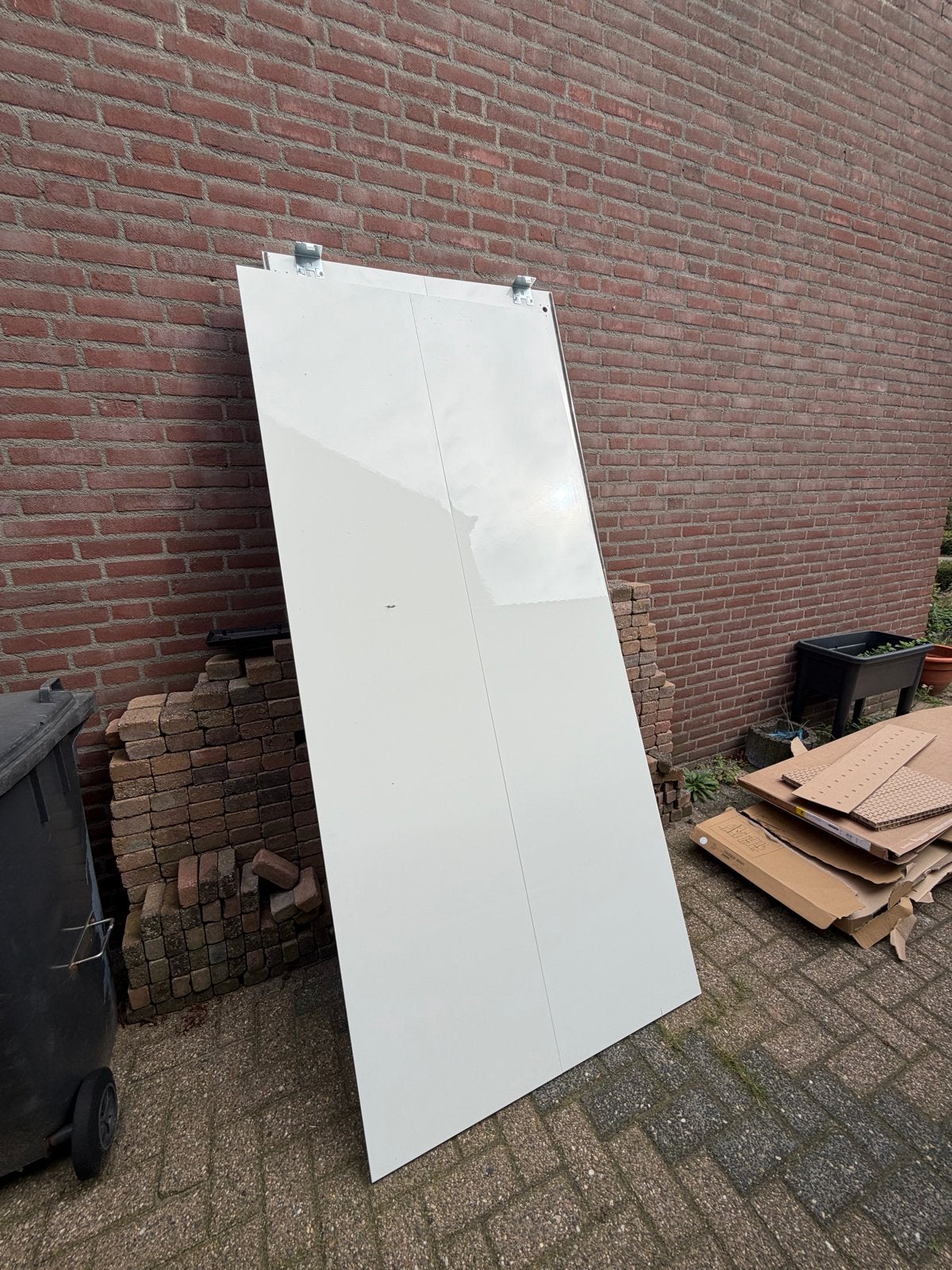 2x Schuifdeur IKEA Pax Kast - Wit Hoogglans