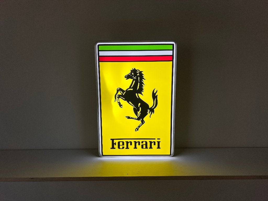 Ferrari dealer bord !!, Ophalen of Verzenden, Zo goed als nieuw, Reclamebord