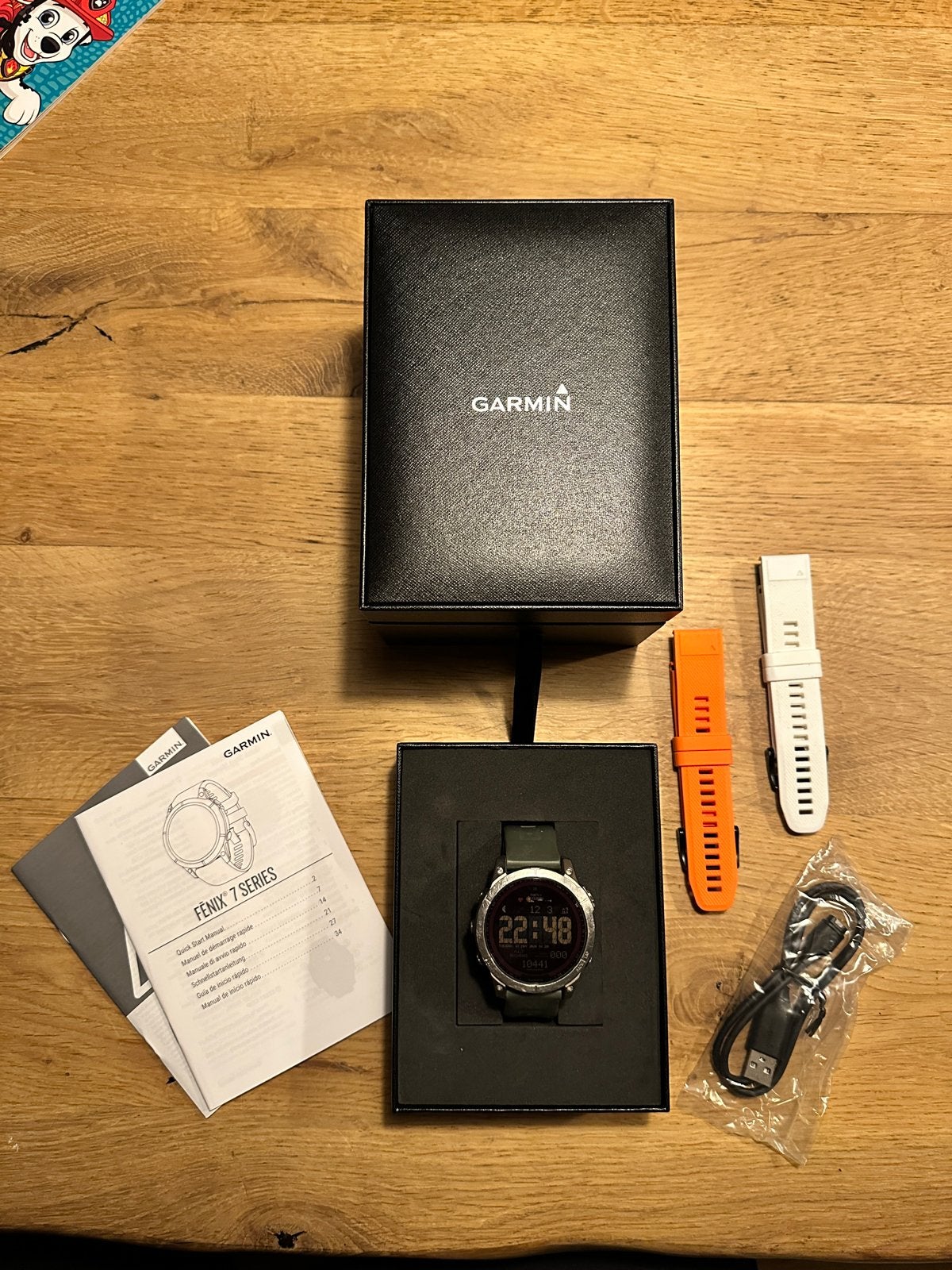 Garmin Fenix 7 Sapphire Solar 47mm - Krasvrij scherm, Sieraden, Tassen en Uiterlijk, Sporthorloges, Gebruikt, Ophalen of Verzenden