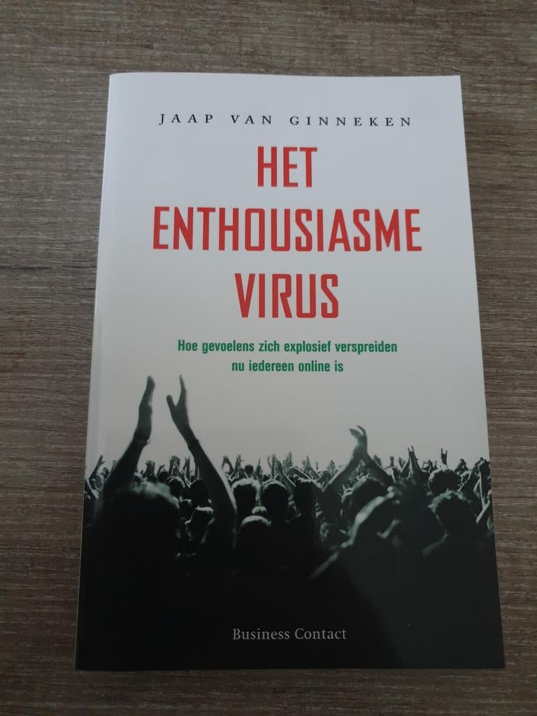 Het Enthousiasme Virus - Jaap van Ginneken, Boeken, Ophalen of Verzenden, Gelezen, Jaap van Ginneken
