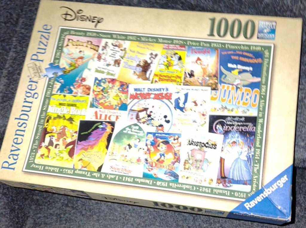 Disney puzzel 1000 stukjes, Ophalen of Verzenden, 500 t/m 1500 stukjes, Gebruikt