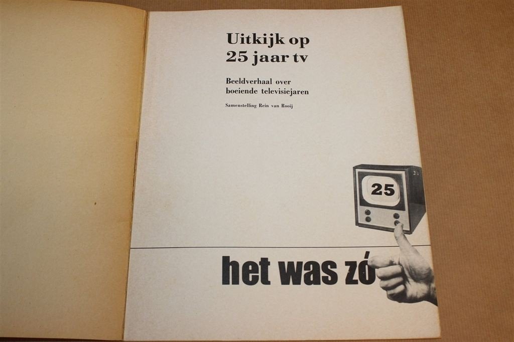 Het was Zó — 25 Jaar Nederlandse Televisie Fotoboek 1976, Boeken, Ophalen of Verzenden, Gelezen, Personen