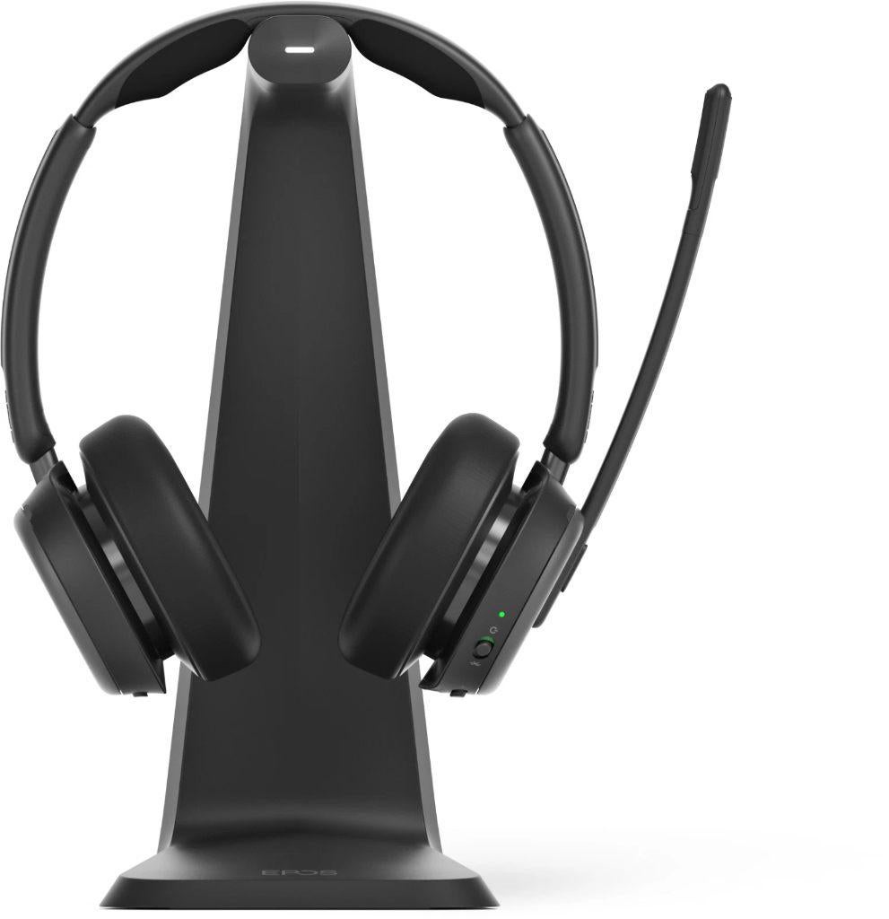 EPOS Impact 1061 ANC draadloze headset met oplaadstandaard, Computers en Software, Headsets, Verzenden, Nieuw, On-ear, Draadloos