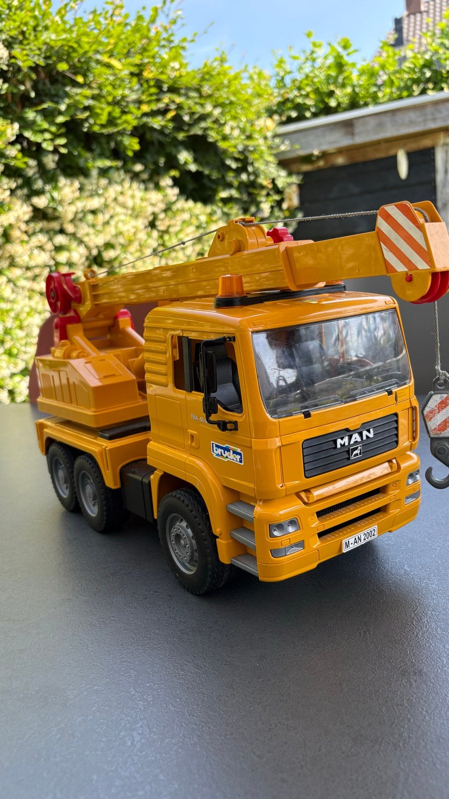 Bruder MAN TGA 41.440 Telekraan TC 4500, Ophalen of Verzenden, Zo goed als nieuw