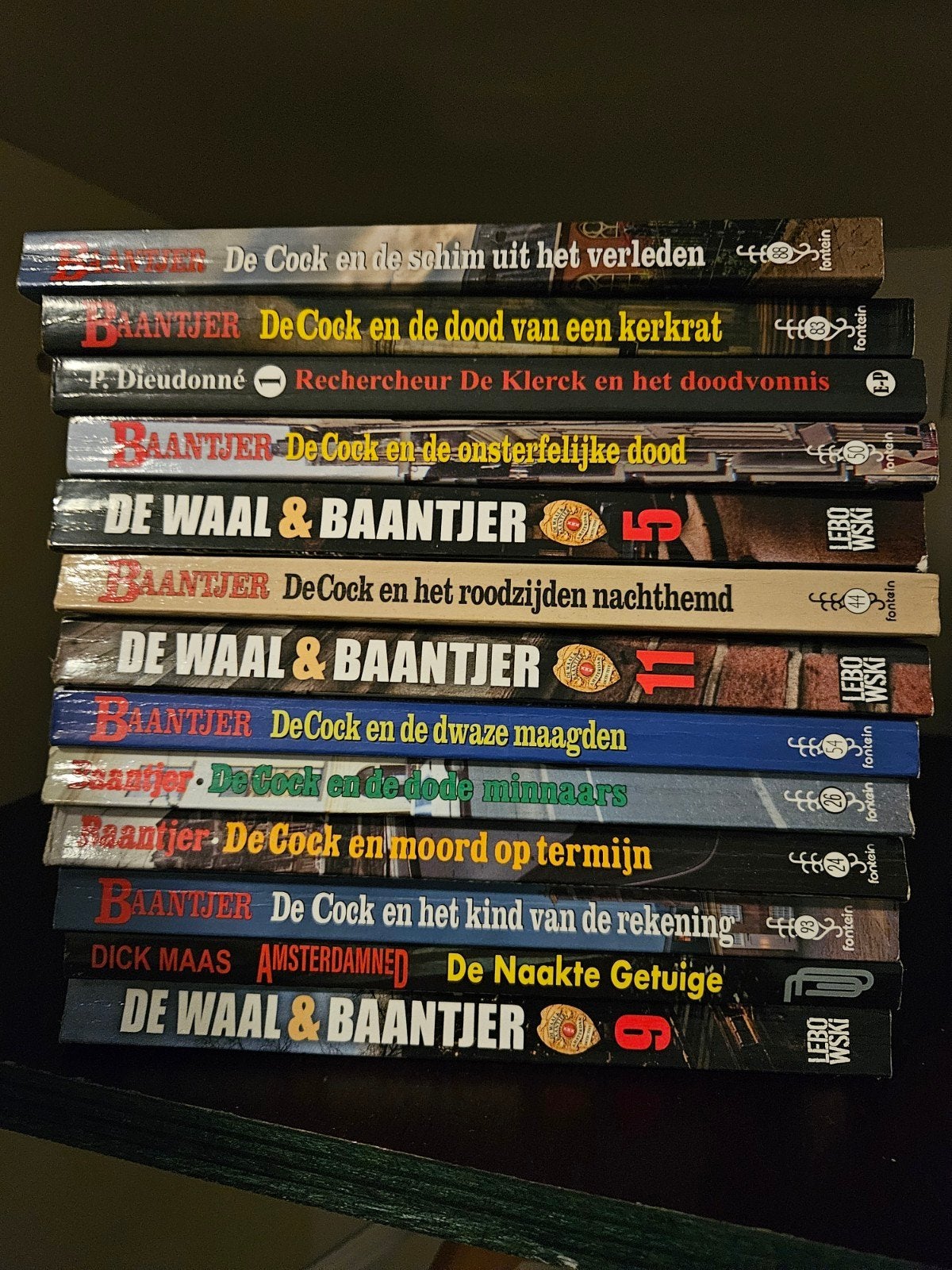 Baantjer boeken - De Cock serie, Boeken, Ophalen of Verzenden, Gelezen, A.C. Baantjer