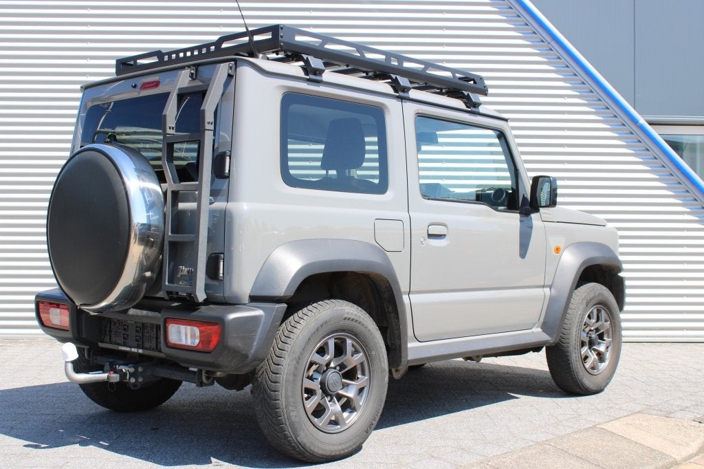 Suzuki Jimny 1.5 Stijl | 4x4 | AllGrip | 4 Persoons | Roofra, Auto's, Suzuki, 1350 kg, Gebruikt, Zwart, 4 cilinders
