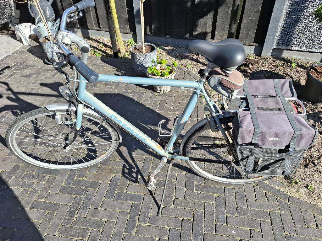 Herenfiets, Fietsen en Brommers, Fietsen | Heren | Herenfietsen, Ophalen, Gebruikt, Versnellingen, Batavus