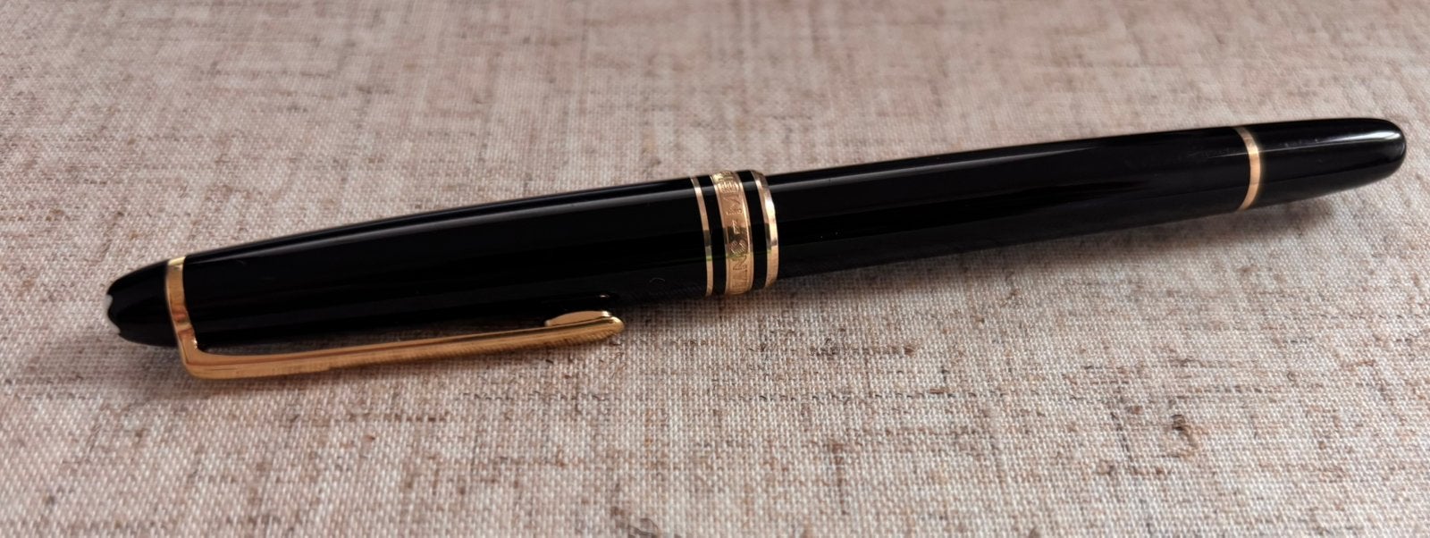 Montblanc Meisterstück goud Rolpen, Verzamelen, Ophalen of Verzenden, Zo goed als nieuw, Balpen, Mont Blanc