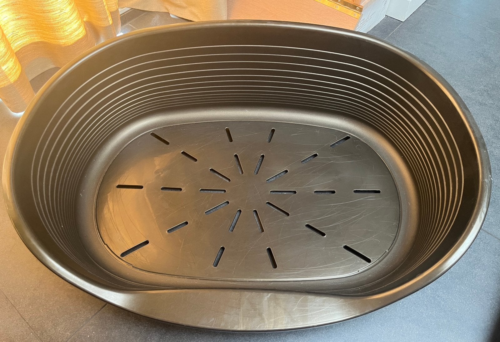 Hondenmand Ferplast Siesta Deluxe (kunststof) donkerbruin, Dieren en Toebehoren, Ophalen, Gebruikt, Overige