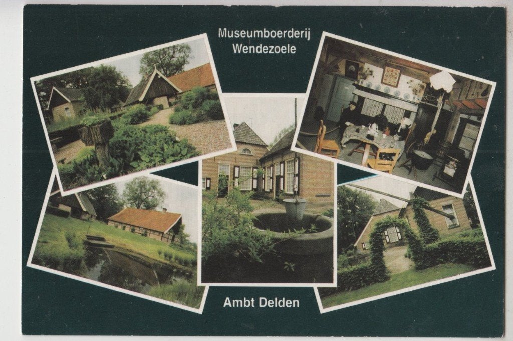 Ambt Delden 5 luik Museumboerderij Wendezoele Ongelopen, Verzamelen, Ophalen of Verzenden, 1980 tot heden, Ongelopen, Overijssel