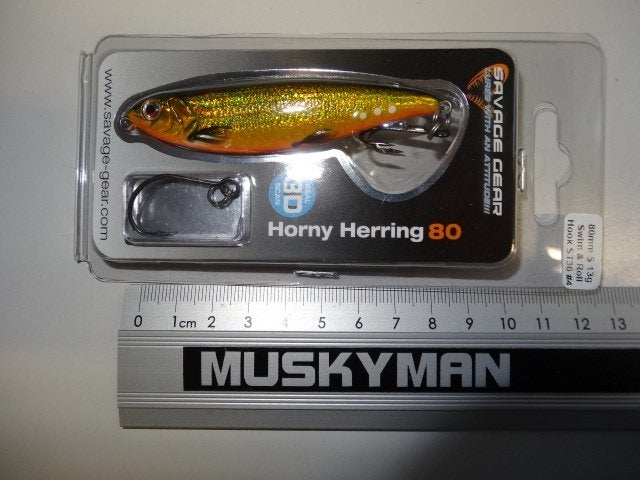 Kunstaas: Savage Gear 3D Horny Herring 80 pluggen, Verzenden, Nieuw, Overige typen