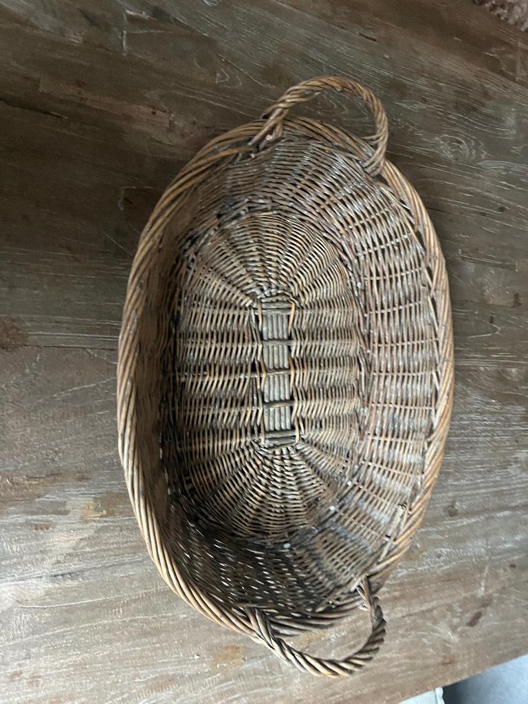rotan mand, Huis en Inrichting, Woonaccessoires | Schalen en Manden, Mand, Ophalen of Verzenden, Zo goed als nieuw, Riet