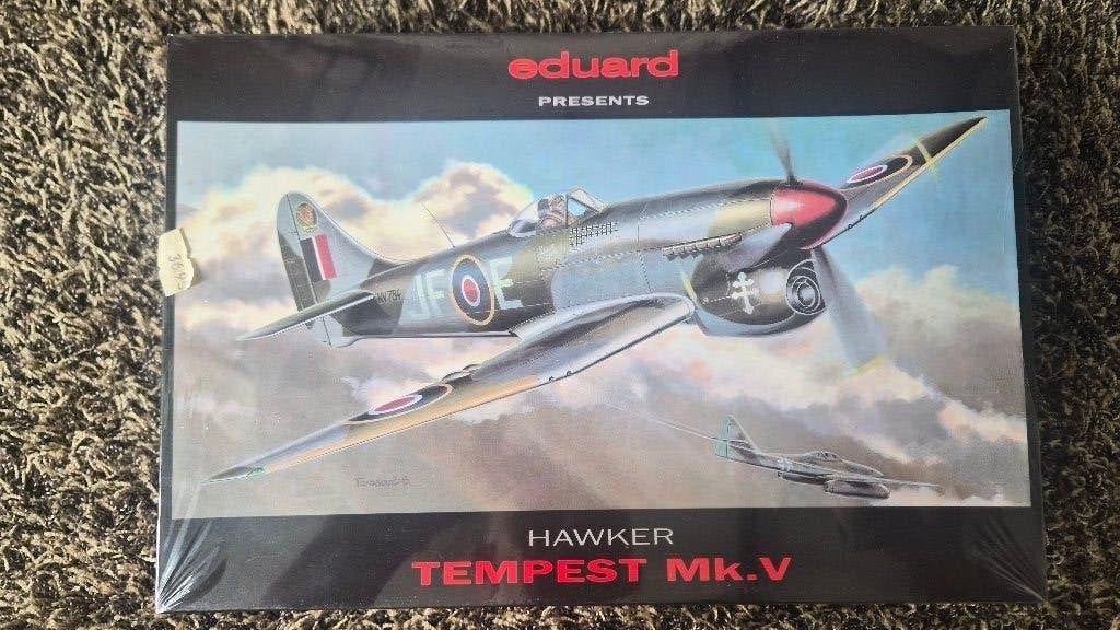 Modelbouw. Eduard 1:48 – Hawker Tempest Mk.V – Nieuw in seal, Ophalen of Verzenden, Nieuw, Groter dan 1:72, Overige merken