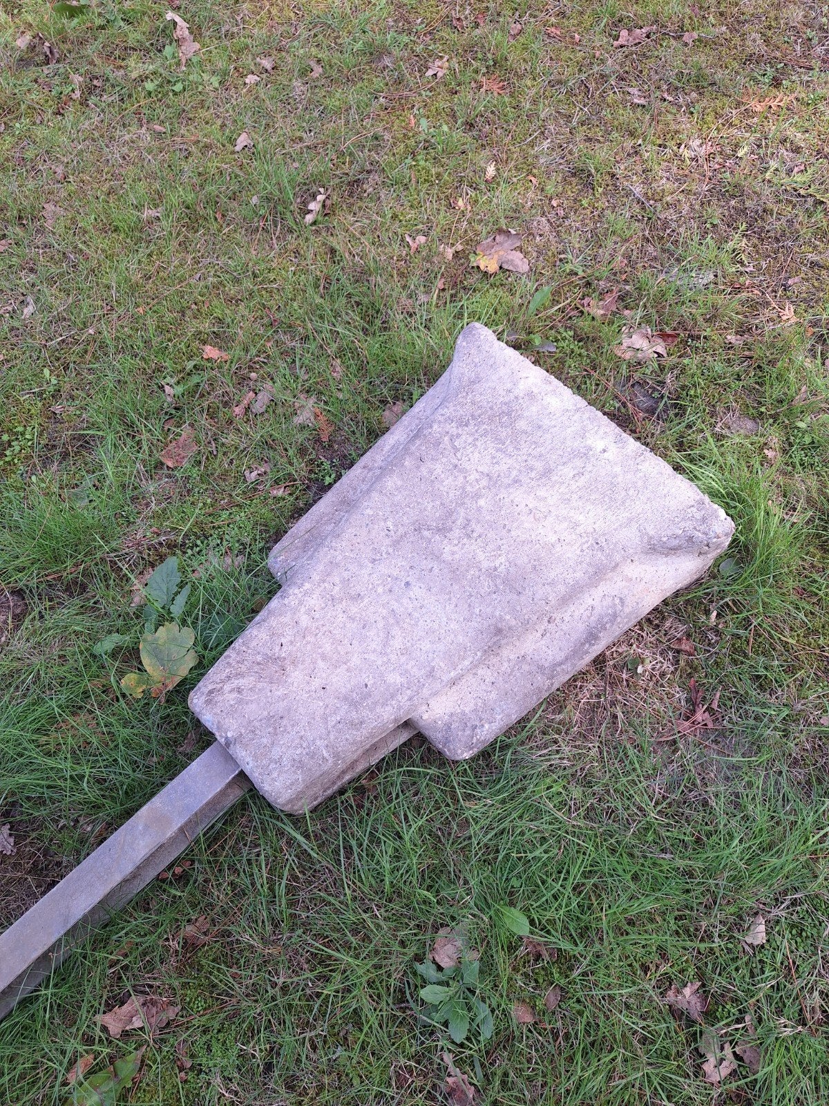 6 ijzeren palen met beton, Ophalen, Gebruikt, 250 cm of meer, Overige typen