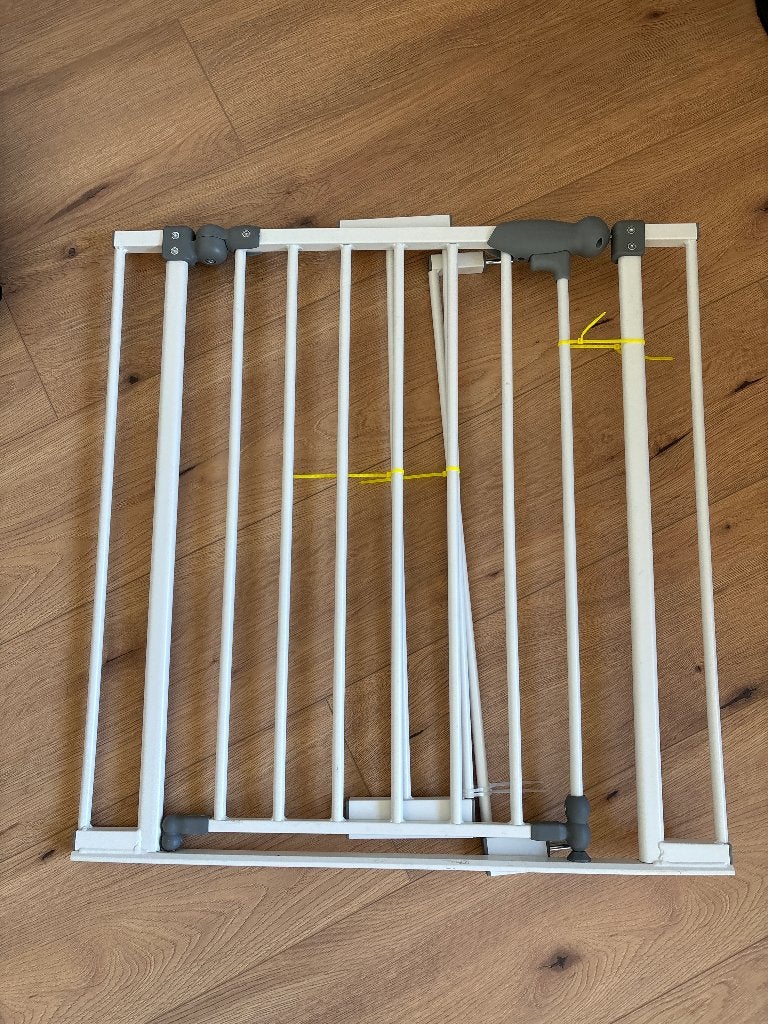 Kidsriver Luca Traphekje Wit - 75-102cm, Kinderen en Baby's, Ophalen, Gebruikt, Metaal of IJzer, Schroefhekje