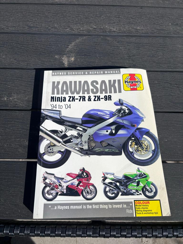 Haynes Werkplaatshandboek Kawasaki Ninja ZX-7R & ZX-9R, Motoren, Handleidingen en Instructieboekjes, Ophalen of Verzenden, Kawasaki