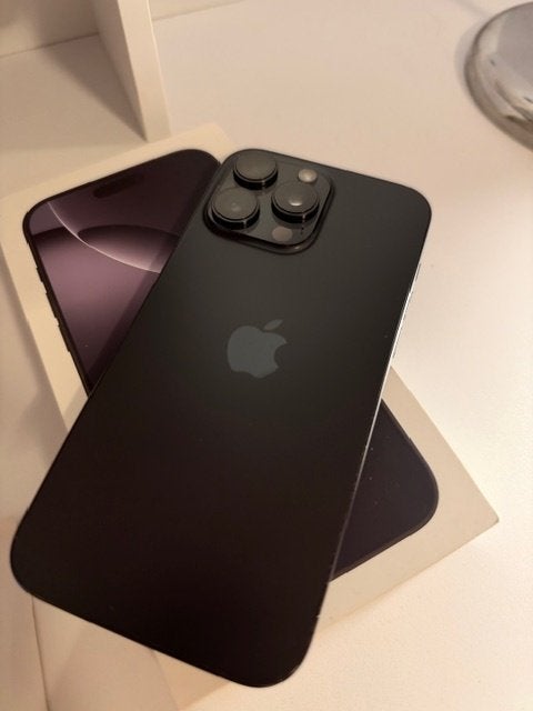 Iphone 16 Pro Max zwart 256 GB, Gebruikt, Zwart, 88 %, IPhone 16 Pro Max
