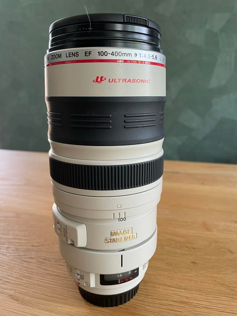 Canon EF 100-400mm f/4.5-5.6L IS USM Telelens, Audio, Tv en Foto, Fotografie | Lenzen en Objectieven, Verzenden, Zo goed als nieuw