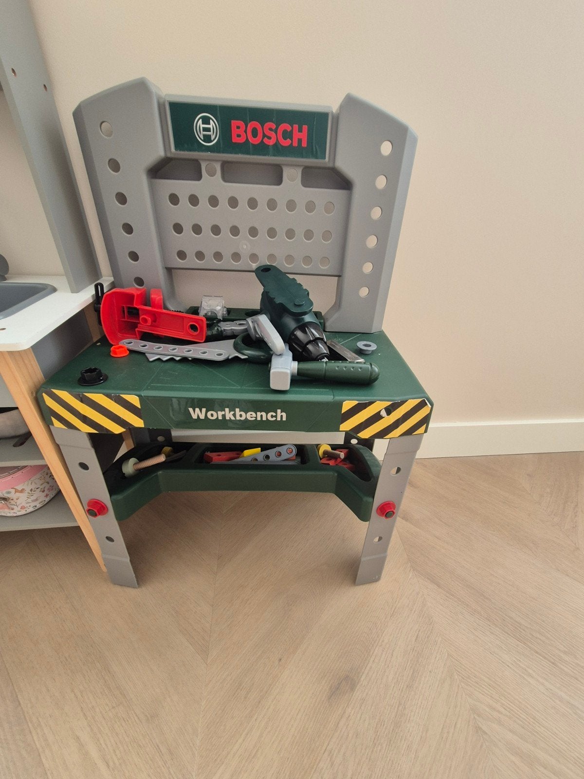 Bosch Werkbank voor Kinderen met Gereedschap, Kinderen en Baby's, Speelgoed | Educatief en Creatief, Ophalen of Verzenden, Gebruikt