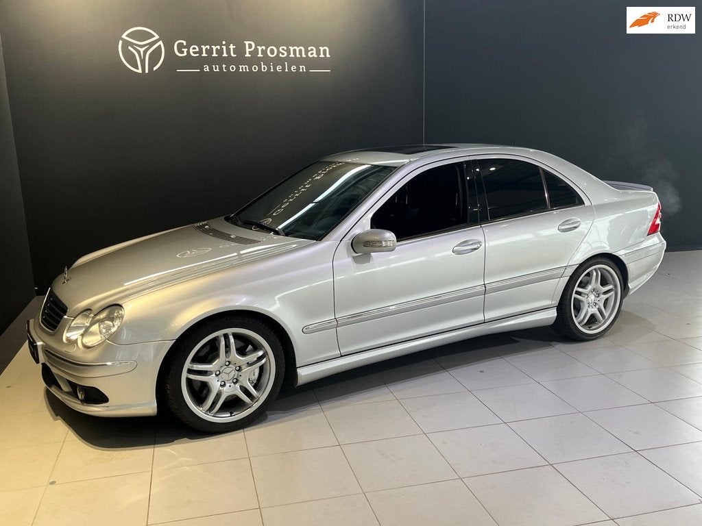 Mercedes-Benz C-klasse 55 AMG V8 | 60.936 km | Unieke staat!, Automaat, Achterwielaandrijving, Gebruikt, Leder