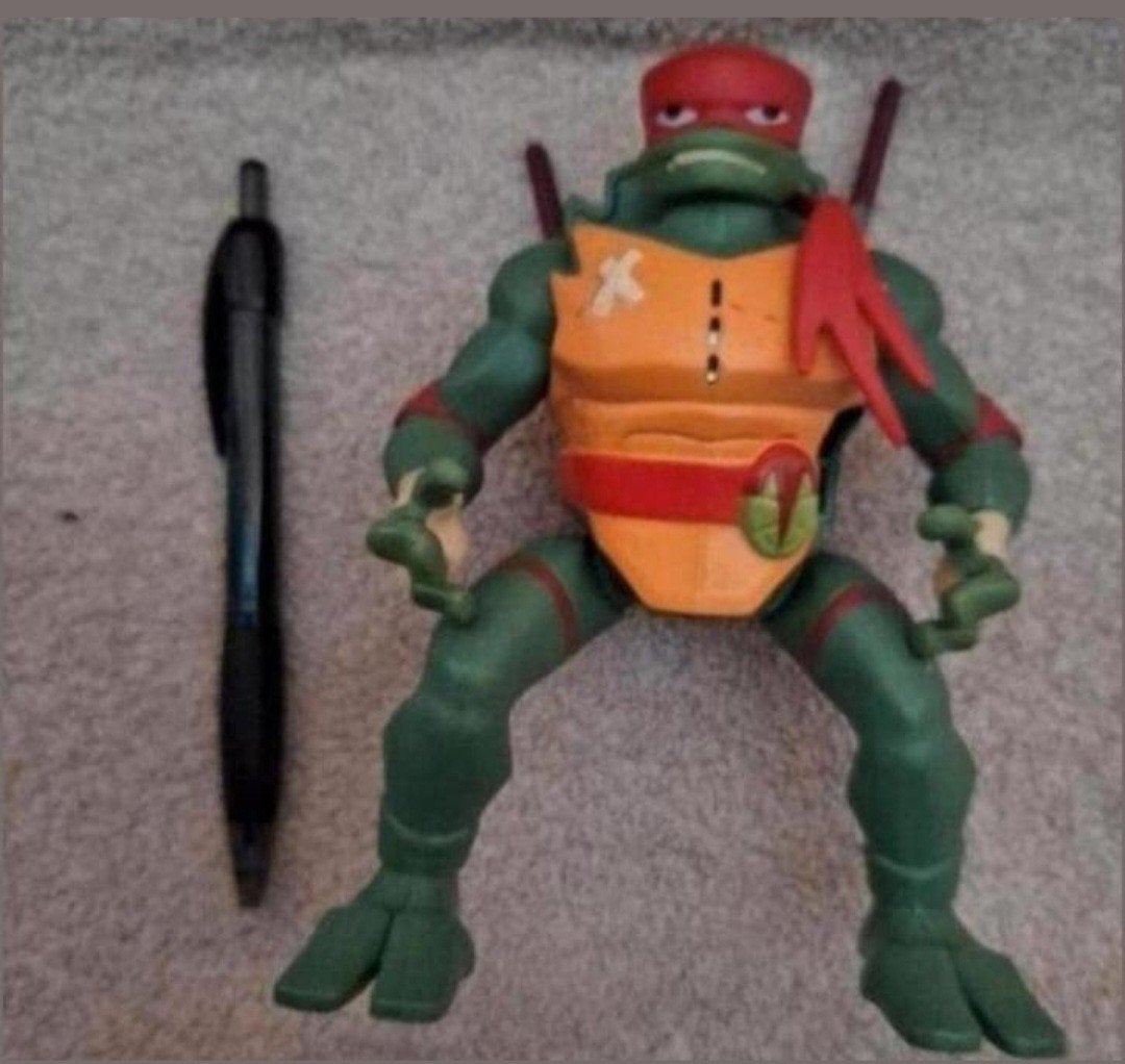 Teenage Mutant Ninja Turtles Raphael actiefiguur, Ophalen of Verzenden, Gebruikt