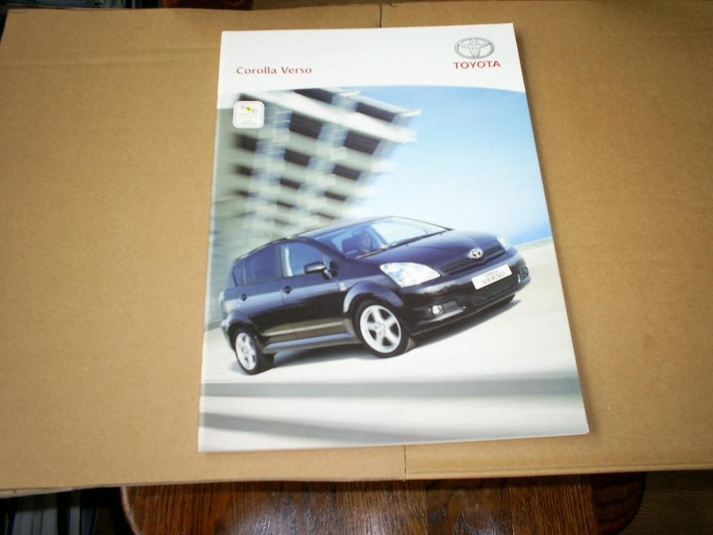 Toyota Corolla Verso 9 / 2005 50 pag., Verzenden, Zo goed als nieuw, Toyota