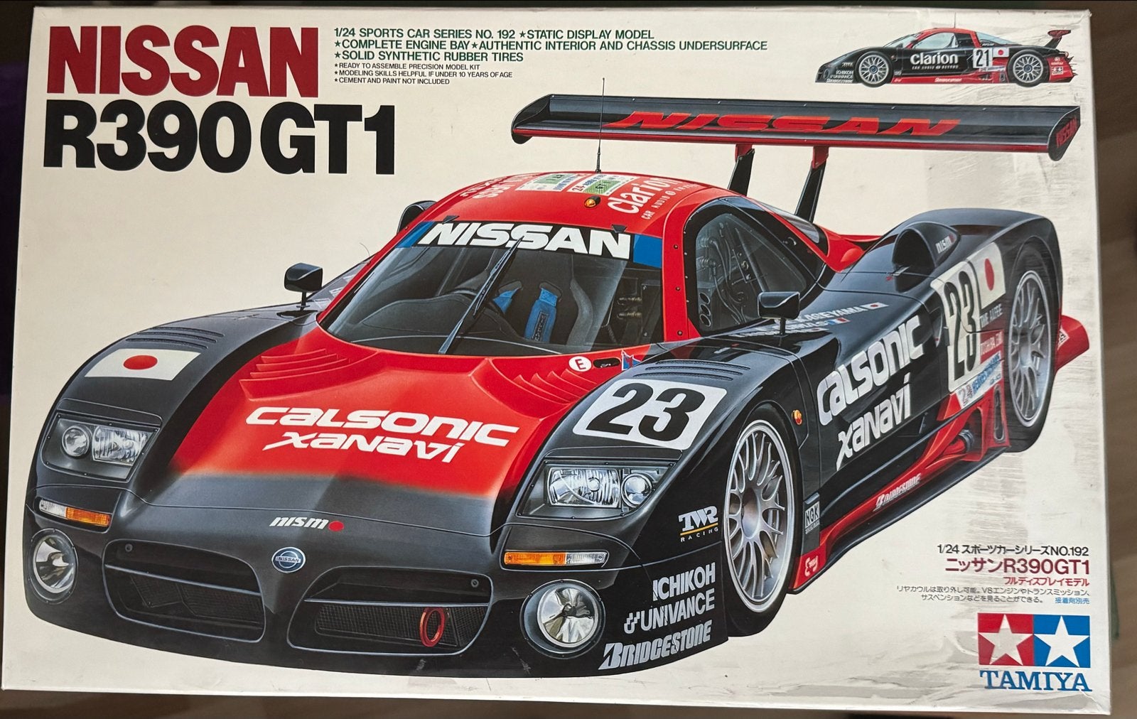 Tamiya Nissan R390 GT1 1:24, Auto, 1:32 tot 1:50, Nieuw, Ophalen of Verzenden