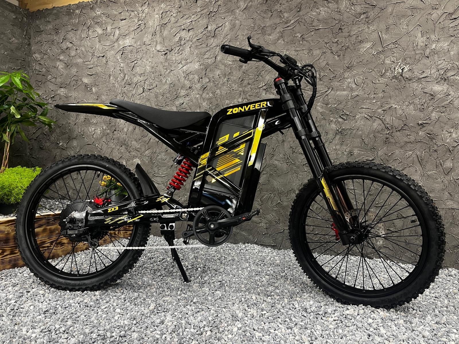 Zonveer ZX3 E-Bike - 3000W, 75 km/u, Ophalen, Nieuw, 50 km per accu of meer, Overige merken