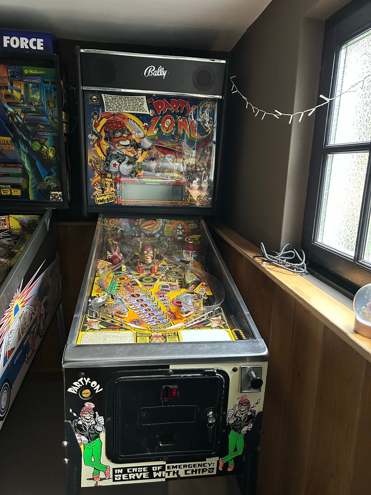 Bally Party Zone Flipperkast 1991, Ophalen, Gebruikt, Bally, Dot-matrix