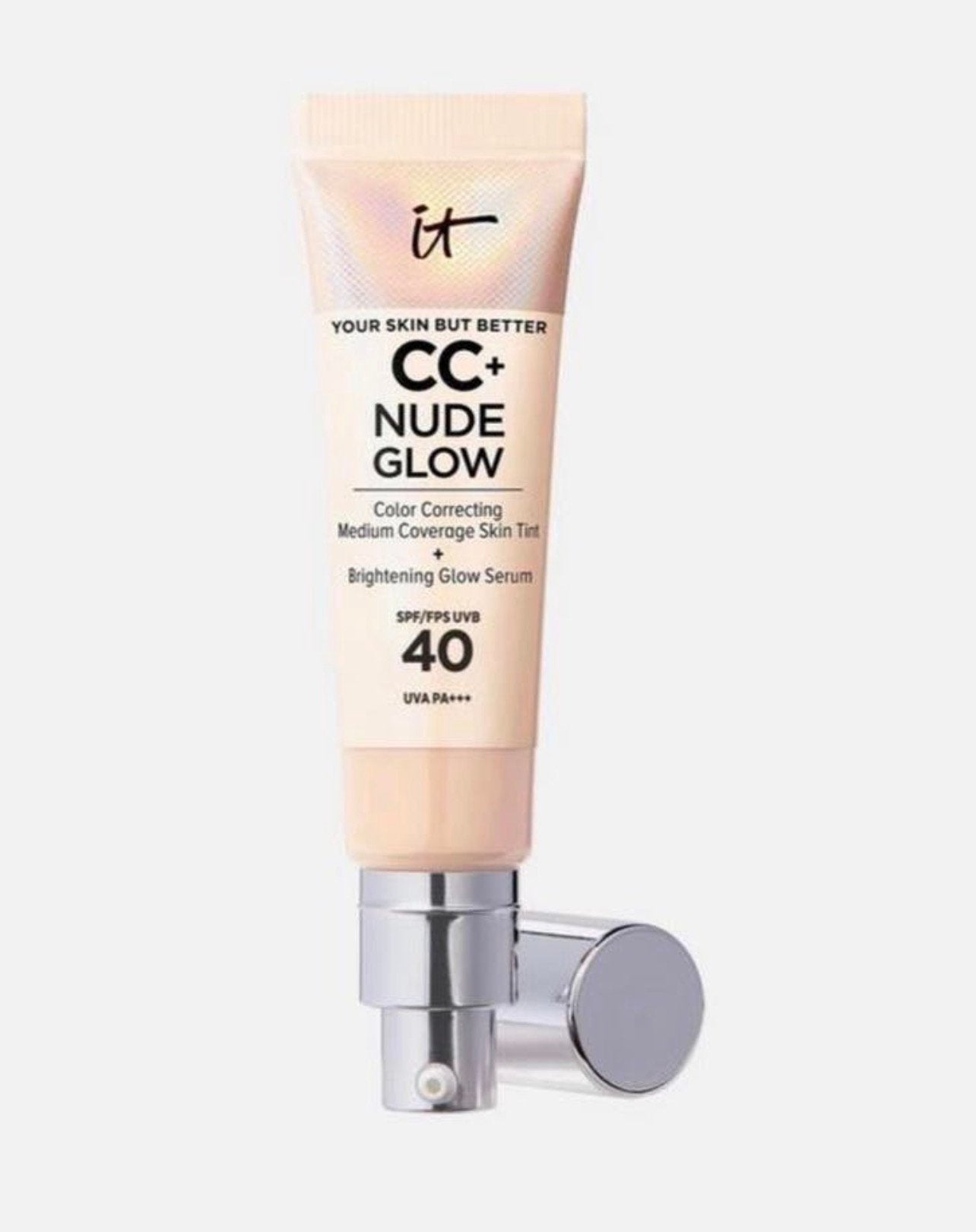 IT COSMETICS - CC+ NUDE GLOW Foundation en serum, Ophalen of Verzenden, Nieuw, Gehele gezicht