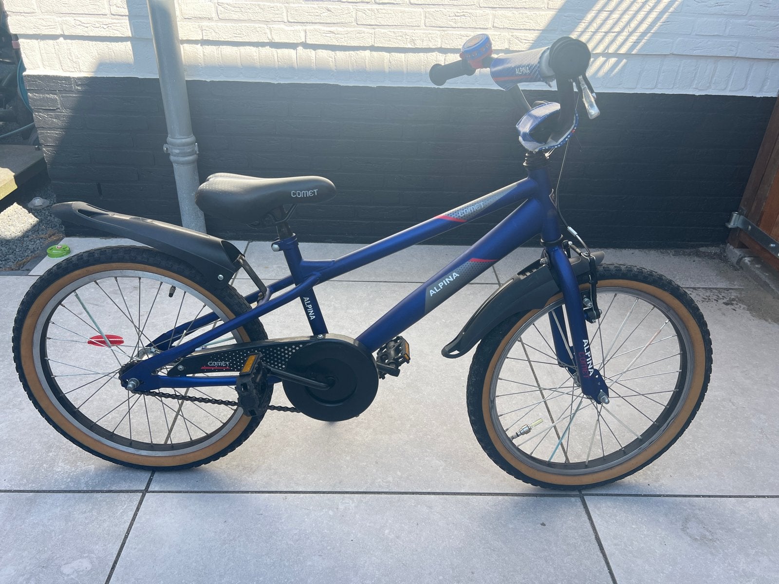 Alpina Comet kinderfiets 20 inch - Blauw, Fietsen en Brommers, Ophalen, Gebruikt, Terugtraprem, 16 tot 20 inch