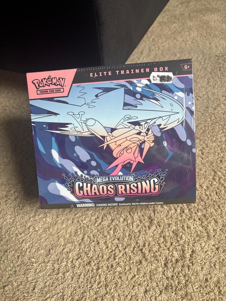 Pokémon TCG Mega Evolution Chaos Rising Elite Trainer Box, Ophalen of Verzenden, Nieuw, Overige typen
